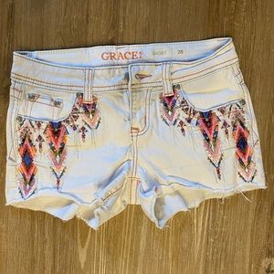 Bedazzled Short Shorts